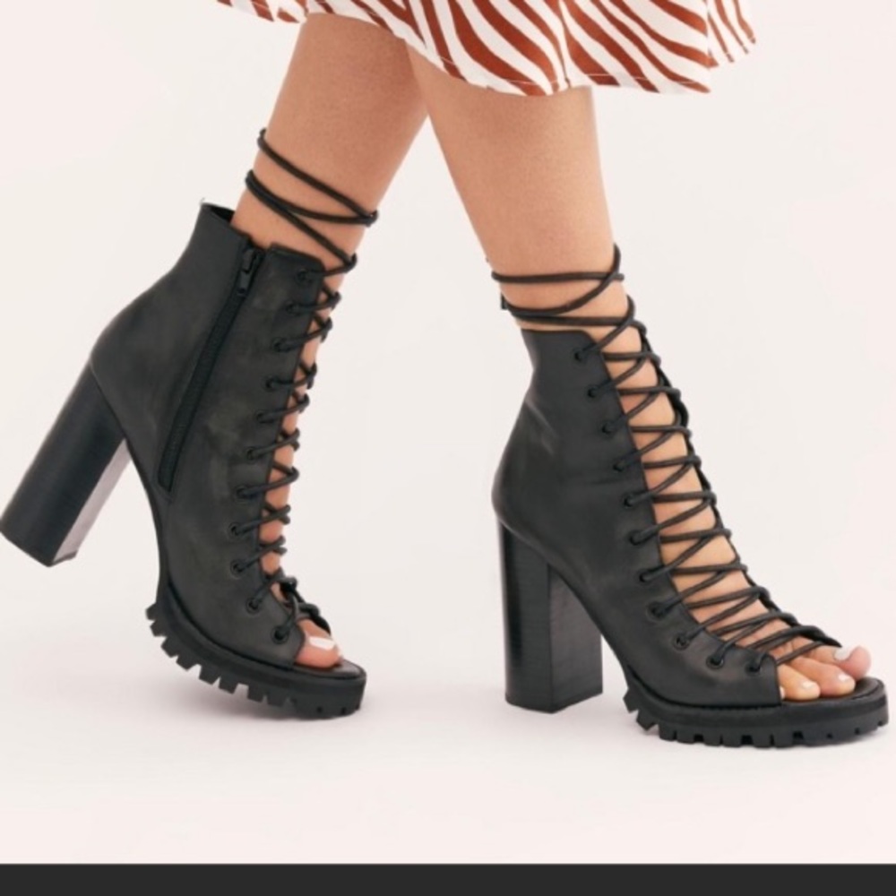 Free People x Jeffrey Campbell Palermo Heels